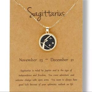 Sagittarius Zodiac Sign Necklace